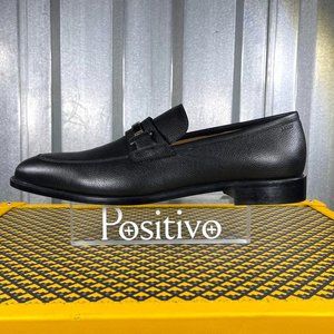 ❗️CLOSING OFFER❗️Bally Sartori Black Grained Leather Loafers US 11